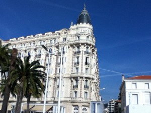 The Carlton, one of the grandest of the hotels along the waterfront in Cannes, is now an Inter-Continental.